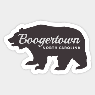 Boogertown, NC - Bear Sticker